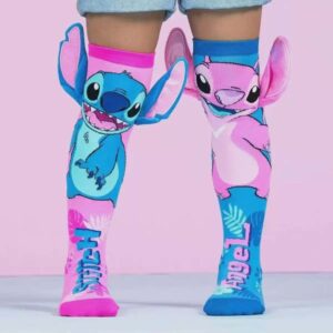 Κάλτσες ως το γόνατο FUNNYSOCKS - STITCH PURPLE