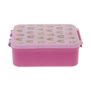 Eco Life Φαγητοδοχείο Mε Χωρίσματα & Θερμομπολ1700ML - Rainbow Love  33-BO-9061