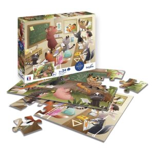 Sentosphere Puzzle 2 x 24 ΚΟΜ. Ποντικοσχολείο SENT-C7708