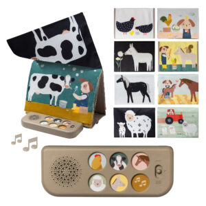 Taf Toys Μαλακό Βιβλίο Δραστηριοτήτων Farm Musical Tummy TF-13935