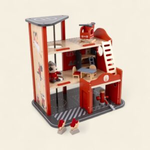 Egmont Toys Μεγάλος Πυροσβεστικός Σταθμός Mε Αξεσουάρ Kαι Μικρό Φιλαράκι EGM-511189