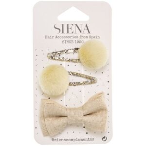 Siena – Σετ Τσιμπιδάκια - Amarillo Pastel