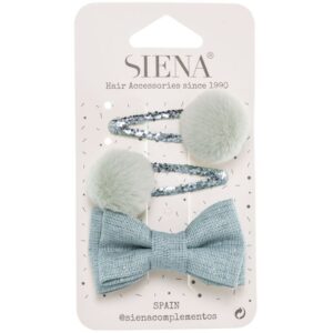 Siena – Σετ Τσιμπιδάκια - Light Blue