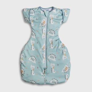 Tender Υπνόσακος  Essential Swaddle – Arms Up Transition Dino 1.0 Tog – Σιελ - 27721