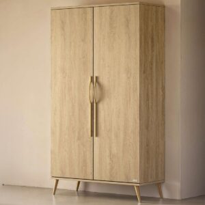 Casababy Elia Oak — Βρεφική Ντουλάπα Δίφυλλη με Συρτάρι - 590422