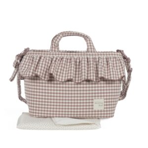 Walking Mum Τσάντα Αλλαξιέρα Praline Vichy Moka 44x29x12εκ. - 1120800664