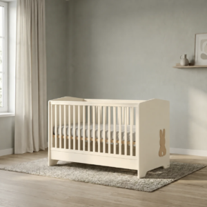 Casababy Rabbit Vanilla Βρεφικό Κρεβάτι Μετατρεπόμενο Σε Προεφηβικό 590398